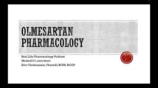 Olmesartan Pharmacology [upl. by Jarlath]