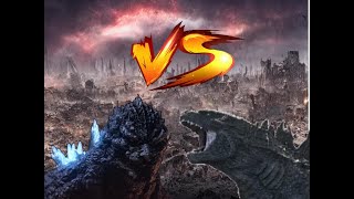 Monsterverse Godzilla Vs Gemstone Godzilla Battle Edit [upl. by Ecirted]