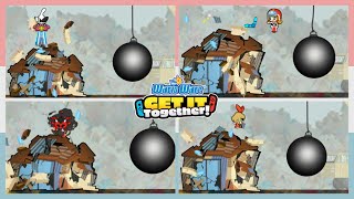 Who Can Demolish The House Without Using The Wrecking Ball Lvl 13 In WarioWare Get It Together [upl. by Groscr141]