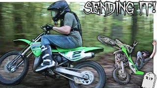 PUSHING A KX100 TO ITS LIMITS  Went TOO FAR [upl. by Rusell]