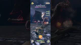 Kushala Daora monster fighting gameplay [upl. by Augie]