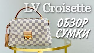 LV CROISETTE ОБЗОР СУМКИ  ЗАГОРАЮЩАЯ КОЖА LV  Olesya Bag Story [upl. by Nytsirk]