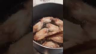 SImple fried chicken wings youtubeshorts [upl. by Asena]