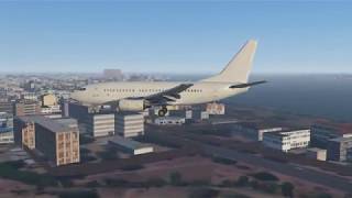 B736 Approaching Ndjamena XPlane 1150b4 [upl. by Durr32]