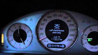 W211 Mercedes E 280 CDI 4matic acceleration [upl. by Ynnad996]