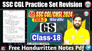 Naveen Sir CGLCHSL Practice Set 18  GKGS For All Competitive Exams  Naveen Sir GS Class Revision [upl. by Elreath]