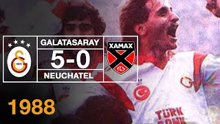 Nostalji Maçlar 198889 Sezonu Galatasaray 50 Neuchatel Xamax [upl. by Mirna]