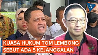 Tom Lembong Ajukan Praperadilan Kuasa Hukum Soroti Kejanggalan Penetapan Tersangka [upl. by Anni]