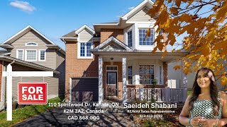 Detached Family Home in Bridlewood Area 110 Spiritwood Drive Kanata Ottawa [upl. by Zeugirdor517]