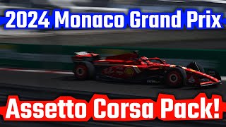 2024  Formula 1 World Championship  Monaco Grand Prix  Assetto Corsa Mod Pack [upl. by Willman]