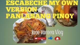 ESCABECHE MY OWN VERSIONPANLASANG PINOY escabechemyversionjanevaronavlog1242 [upl. by Rriocard229]