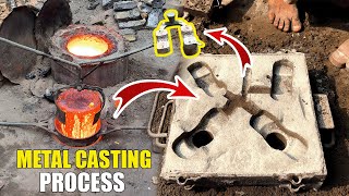 What it takes to cast a metal part in a casting factory [upl. by Biggs274]