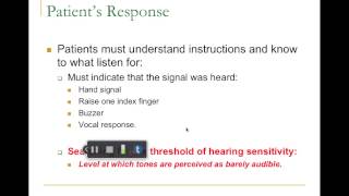 Chapter 4 Pure Tone Audiometry [upl. by Hsetirp]