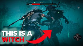 Witch Fight  Goneril  Assasins Creed Valhalla Gameplay [upl. by Inwat]