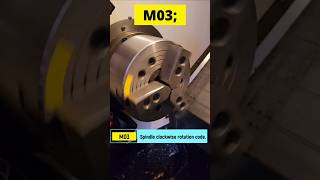 CNC programming M03 and M04 are codes that control the spindles direction on a CNC machineshort [upl. by Ayiotal]