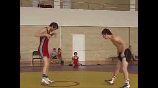 Buvaisar Saitiev freestyle wrestling training session 2007 [upl. by Red]