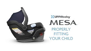 UPPAbaby Mesa  Properly Fitting Your Child [upl. by Tybalt]