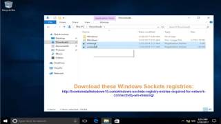 How To Fix Windows Sockets Registry Entries Required For Network Connectivity Are Missing on Windows [upl. by Helaine]