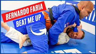 Bernardo Faria Vs Jordan Teaches Jiujitsu  BJJ Rolling Commentary [upl. by Susann676]