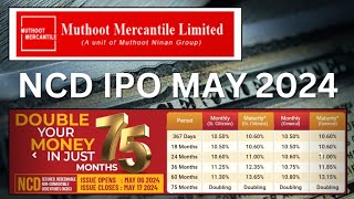 Muthoot Mercantile Limited NCD IPO 2024 [upl. by O'Dell636]