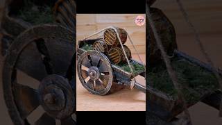 DIY wagon with barrels by Crafty hands [upl. by Etat]