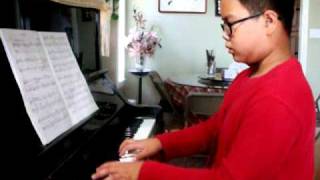 Eric play Sonatina by Erkki Melartin [upl. by Viridi]