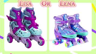 Lisa Or LenaDisney princess vs frozen editionlisavs [upl. by Alberto]