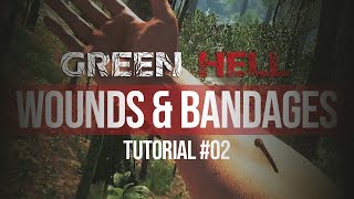 Green Hell Tutorial 02  Wounds amp Bandages [upl. by Irac520]