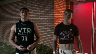 Rock Hill’s Brody Simpkins and Anthony Stamper discuss playoff win over Madison Plains [upl. by Negyam535]