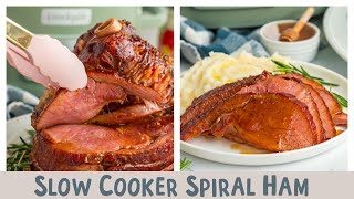 🍖Slow Cooker Spiral Ham Perfect for Thanksgiving and Christmas [upl. by Raybourne]