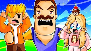 Can Madison and Preston Escape Hello Neighbor in Roblox [upl. by Bainbrudge]