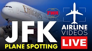 🔴LIVE JFK PLANE SPOTTING Watch Arrivals and Departures LIVE [upl. by Rosner756]