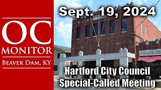 91924 Hartford City Council SpecialCalled Meeting [upl. by Anned]