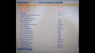 2001 Peugeot Boxer 28 HDI FIAT ECU SCAN software demo [upl. by Alsworth]