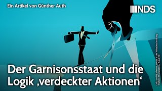 Der Garnisonsstaat und die Logik ‚verdeckter Aktionen‘  Günther Auth  NDS [upl. by Bo]