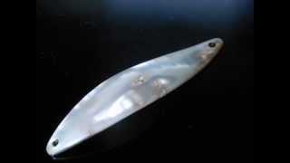 Home Made Fishing Lure trolling spoon  2011autumn [upl. by Kcired679]