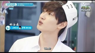 ENG SUB 141219 Super Idol Chart Show  Ryeowooks Call Out to Eunhyuk [upl. by Eillor311]