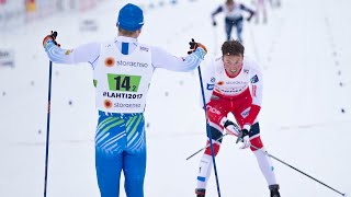 Sprintstafett  VM Lahtis 2017  Damer amp Herrar Längdskidor VM  Cross Country Skiing WC Teamsprint [upl. by Bat]