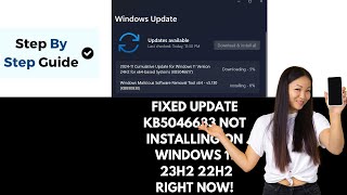 How To Fix Update KB5046633 Not Installing On Windows 11 Version 23H2 22H2 [upl. by Acired533]