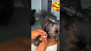 Cute and simple hairstyles for all types of hair 😍😘👌tiktok braids youtube lipglos makeupforyou [upl. by Ernestus]