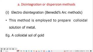 Preparation of lyophobic colloidsCHEM201BSc second year [upl. by Keyser298]