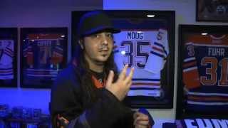 My Oilers collection is much bigger than yours Daron Malakian shows us his fan collection [upl. by Asirrac]