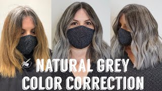 Hair Transformations with Lauryn Blending with Natural Grey Roots Ep 14 [upl. by Valiant489]