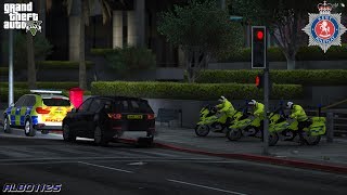 GTA5 Roleplay Police  Justice Secretary Escort Special  Kent RPC [upl. by Claman389]