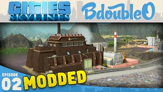 Cities Skylines Mods  New Coal Power Plant Part 2 Cities Skylines Gameplay [upl. by Ynoble884]