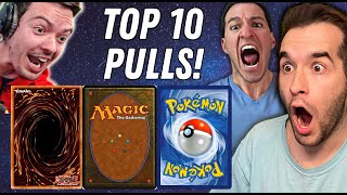 Top 10 BEST Trading Card Pulls EVER RECORDED [upl. by Gross]