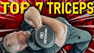 Top quot7quot Triceps exercises For BIGGER Arms [upl. by Airotal]