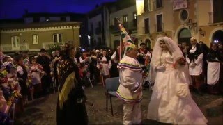 quotCANTATA DI ZEZAquot  CARNEVALE 2016 ZEZA DI MONTEFORTE IRPINO AV [upl. by Liebowitz]