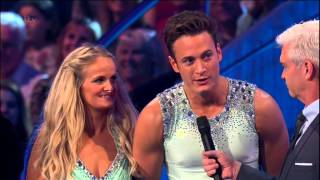 Dancing On Ice 2014 R1  Skate Off Results Gary Vs Sam [upl. by Nennahs749]