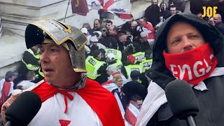 Interviewing Tommy Robinson fans on St Georges Day  Extreme Britain [upl. by Nnilsia884]